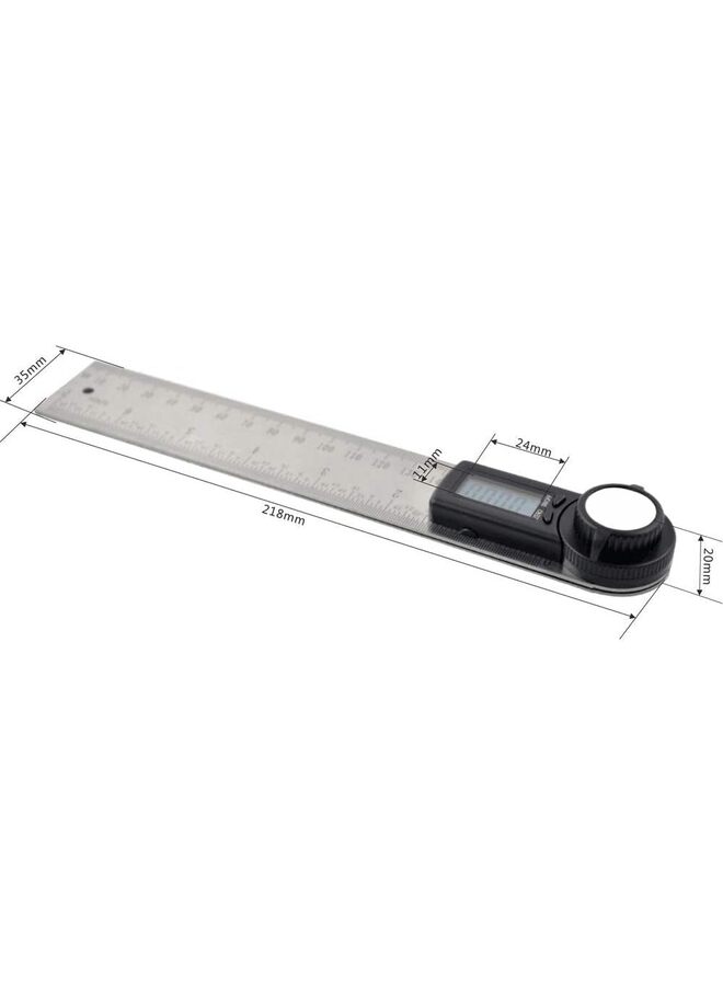 LAMAY Electronic digital display Angle protractor Stainless steel woodworking ruler Angle measuring instrument (Size : 300MM) - Image 2